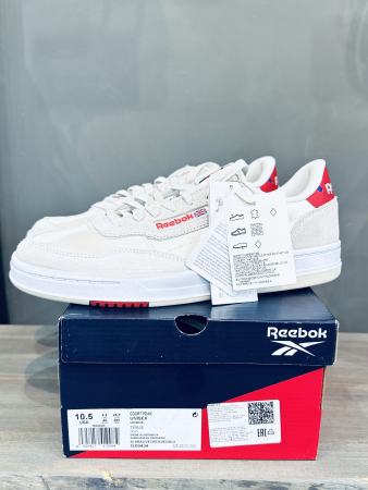 Кроссовки Кеды Reebok Court Peak alabaster/vector red/vector blue Артикул GX94345, GX943411.5, GX943411, GX943410.5