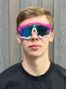 Очки Очки спортивные Scicon AeroShade XL оправа Pink Fluo линза SCNPP Multimirror Blue + Pink Артикул 