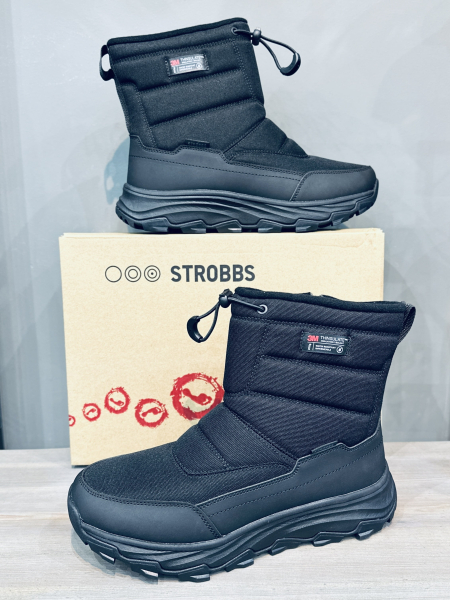 Полусапоги зимние Strobbs C9397-3 черный