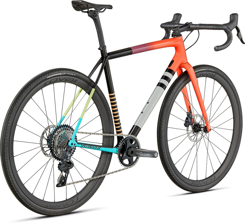 Циклокроссовые, внедорожные велосипеды Specialized Crux Pro 2022 Satin Dusty Blue/Ice Papaya Артикул 91422-1052, 91422-1049, 91422-1054, 91422-1061, 91422-1056, 91422-1058
