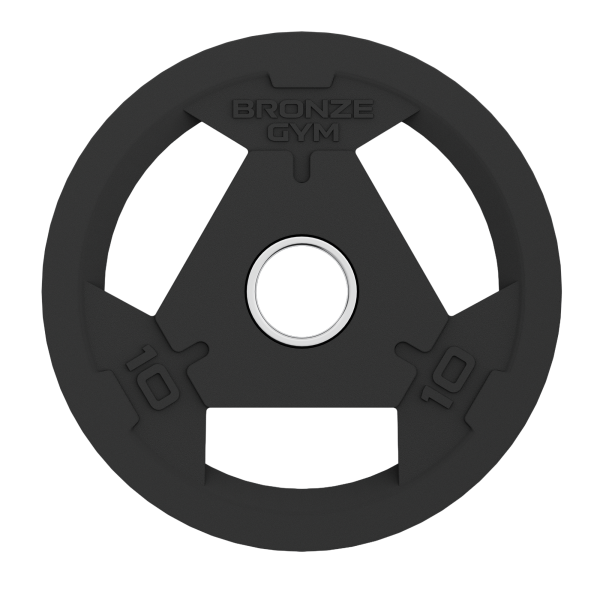 Диск олимпийский BRONZE GYM обрезиненный 10 кг
