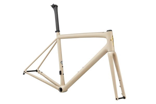 рама specialized s-works aethos 2022 gloss sand/ red/goldchameleon/satin brushed gold foil
