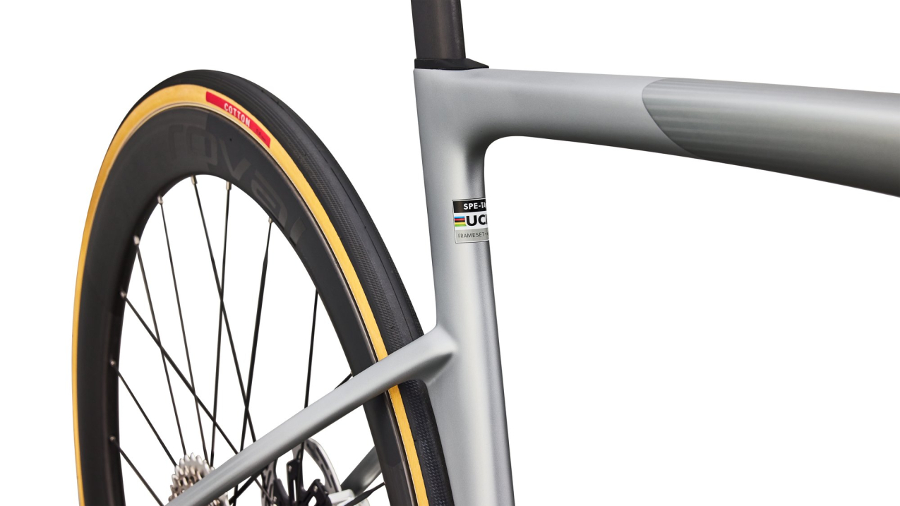 S-WORKS велосипеды шоссе Specialized S-Works Tarmac SL9 AXS 2027 Satin Silver Dust / Spectrum Flake / Chrome Артикул 94927-0052, 94927-0061, 94927-0058, 94927-0049, 94927-0056, 94927-0054