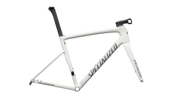 рама specialized tarmac sl8 frameset 2025 gloss dune white / black pearl over ashen
