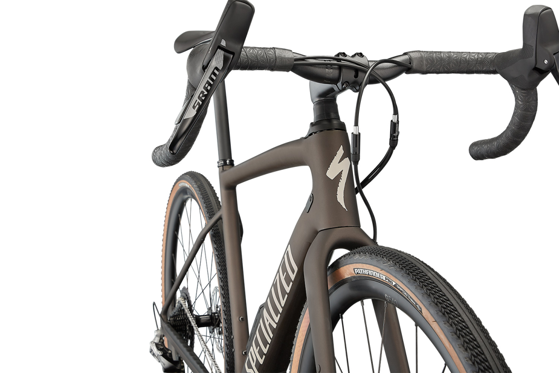 Гравийные велосипеды, комфорт плюс Specialized Diverge Comp Carbon 2022 Satin Gunmetal/White/Chrome/Clean Артикул 95422-5056, 95422-5061, 95422-5049, 95422-5052, 95422-5054, 95422-5058