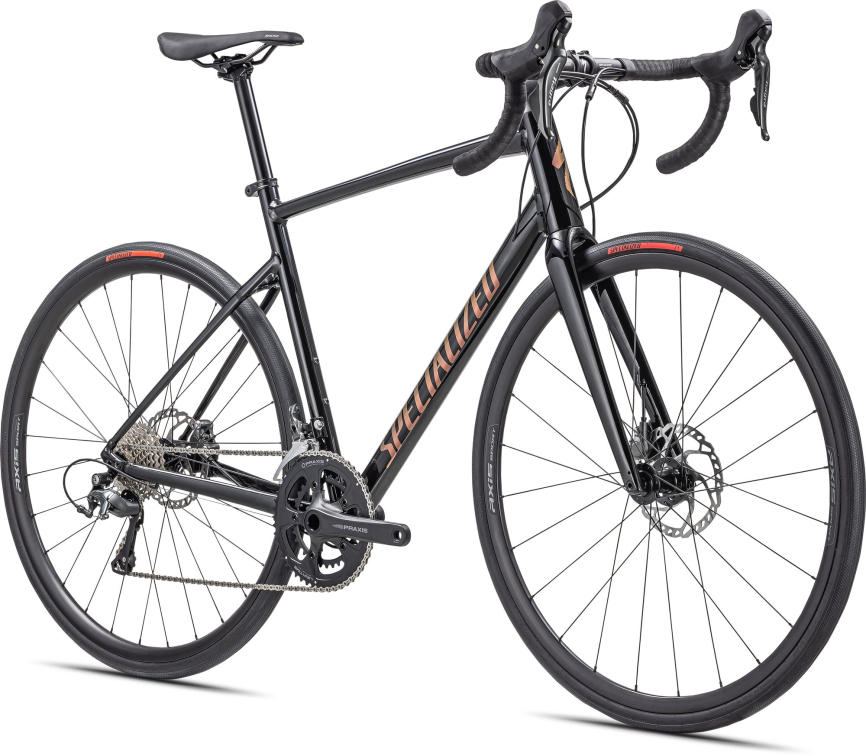 Шоссейные велосипеды Specialized Allez E5 Sport 2025 Gloss Tarmac Black Артикул 90025-7461, 90025-7458, 90025-7444, 90025-7449, 90025-7454, 90025-7452, 90025-7456
