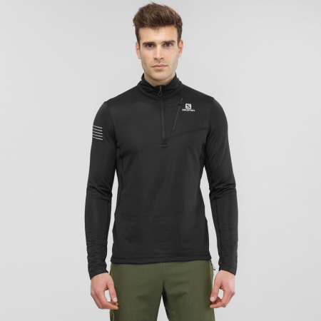 Куртки Джемпер Salomon GRID HZ MID M Black Артикул 889645726304, 889645726311, 889645726328