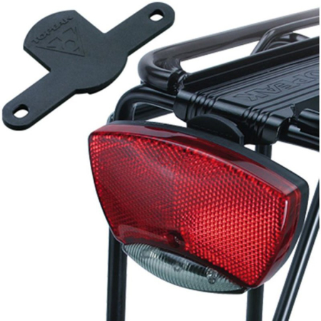 Подножки и прочее Крепление Topeak Tail Light Mount для больших габаритных фонарей на багажники Tubular Rack и MTX Bea Артикул 