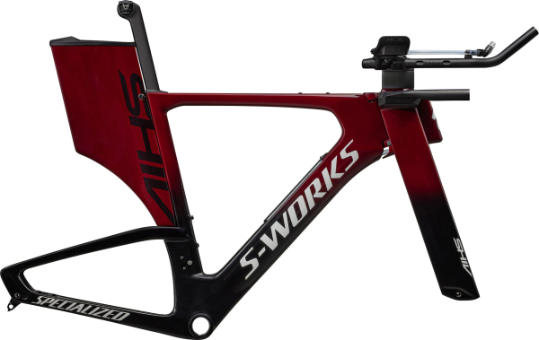 рама-модуль specialized s-works shiv ltd frameset 2024 gloss maroon tarmac black metallic white silv
