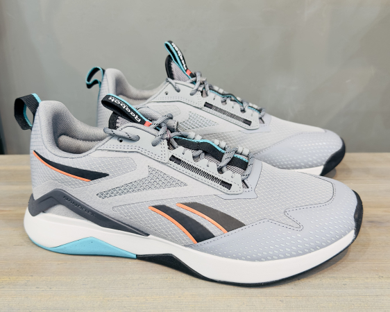 Кроссовки Кроссовки Reebok Nanoflex Adventure TR pure grey 5/core black/classic teal Артикул GY977811, GY977810, GY977811.5, GY97789, GY977812.5, GY977810.5, GY97788.5