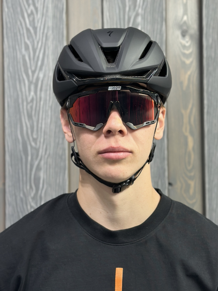 Очки Очки спортивные Scicon AeroShade XL оправа Black Gloss линза SCNPP Multimirror Red Артикул 