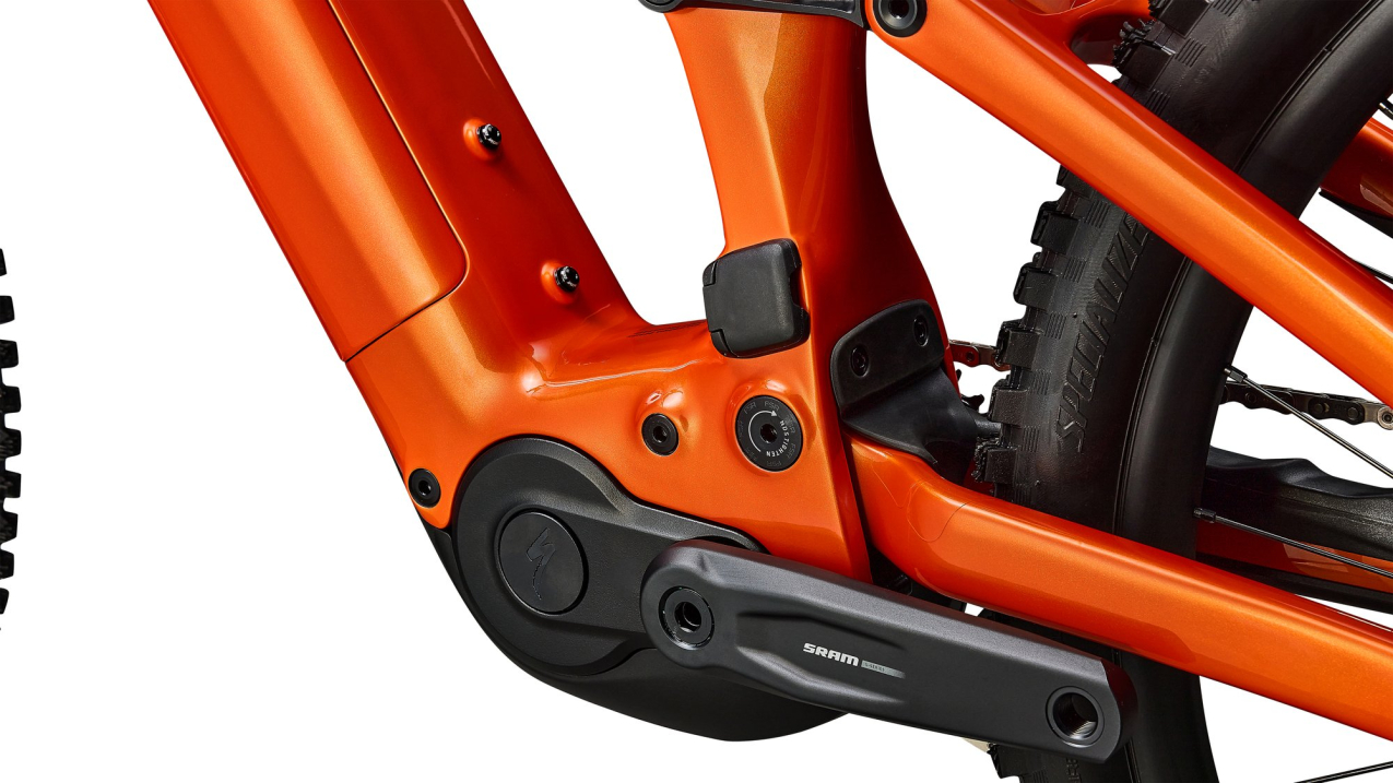 TURBO LEVO - лучшее из возможного! Specialized Turbo Levo 4 Comp Carbon 2026 Gloss Orange Tint Over Silver Dust / Dark Navy Артикул 95224-5906, 95224-5902, 95224-5904, 95224-5905, 95224-5903
