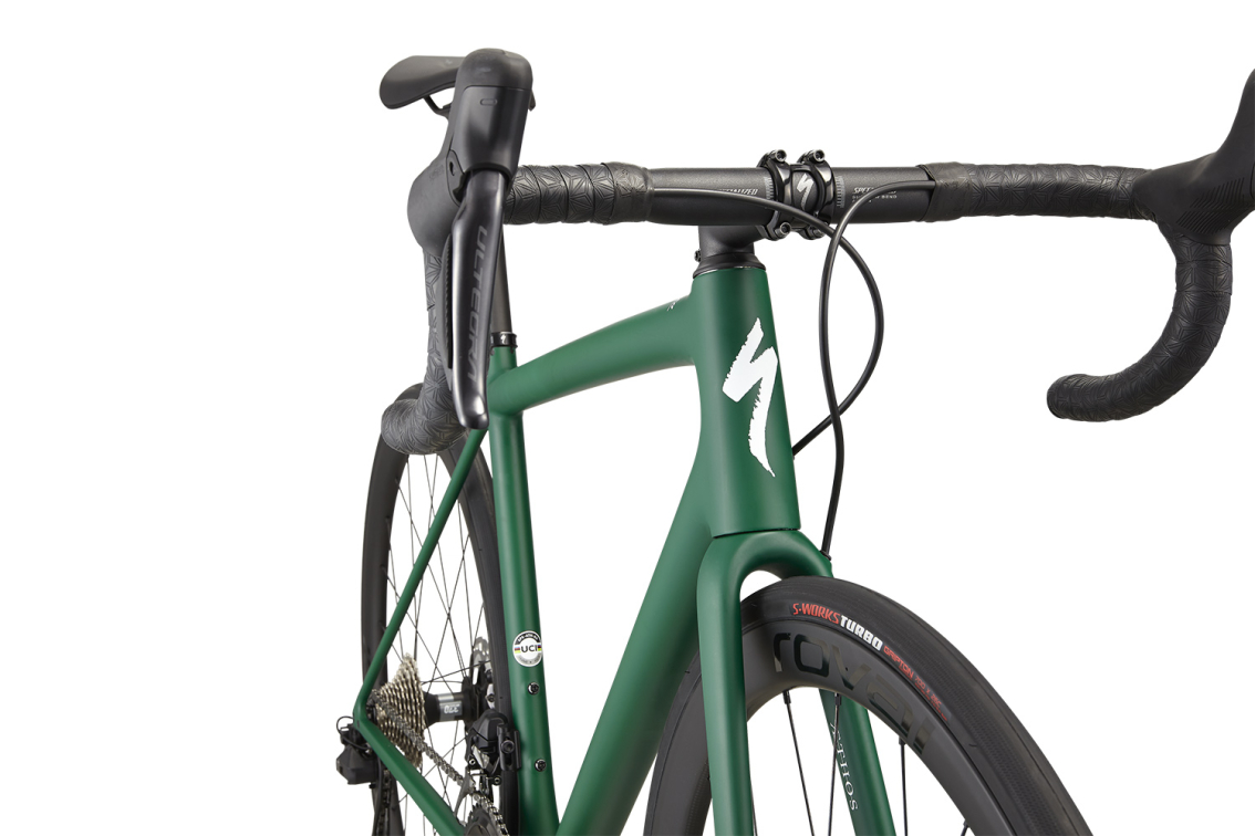 Шоссейные велосипеды Specialized Aethos Expert 2022 Pine Green / White Артикул 97222-3156, 97222-3152, 97222-3149, 97222-3154, 97222-3158, 97222-3161