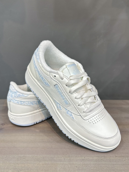 Кроссовки женские Reebok Club C Double Revenge glass blue/chalk/chalk