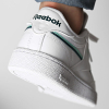 Кроссовки Кеды Reebok Club C 85 Vegan ftwr white/hint mint/midnight pine Артикул GX75627, GX756213, GX75627.5, GX756215, GX75629, GX756211, GX756210, GX75628, GX75628.5, GX75625.5, GX75626, GX756212, GX75626.5, GX756210.5