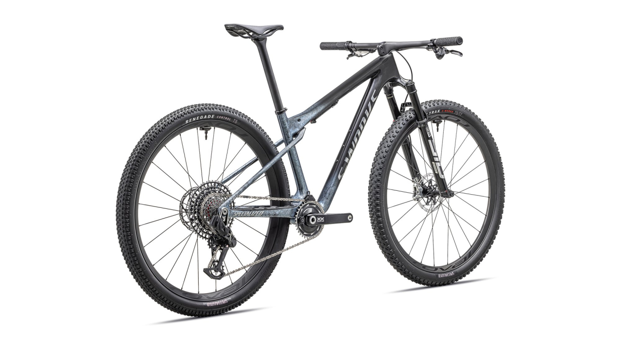 S-WORKS горные велосипеды Specialized S-Works Epic World Cup 2025 Gloss Glacial Metallic Granite / Brushed Chrome Артикул 93125-0303, 93125-0304, 93125-0302, 93125-0305