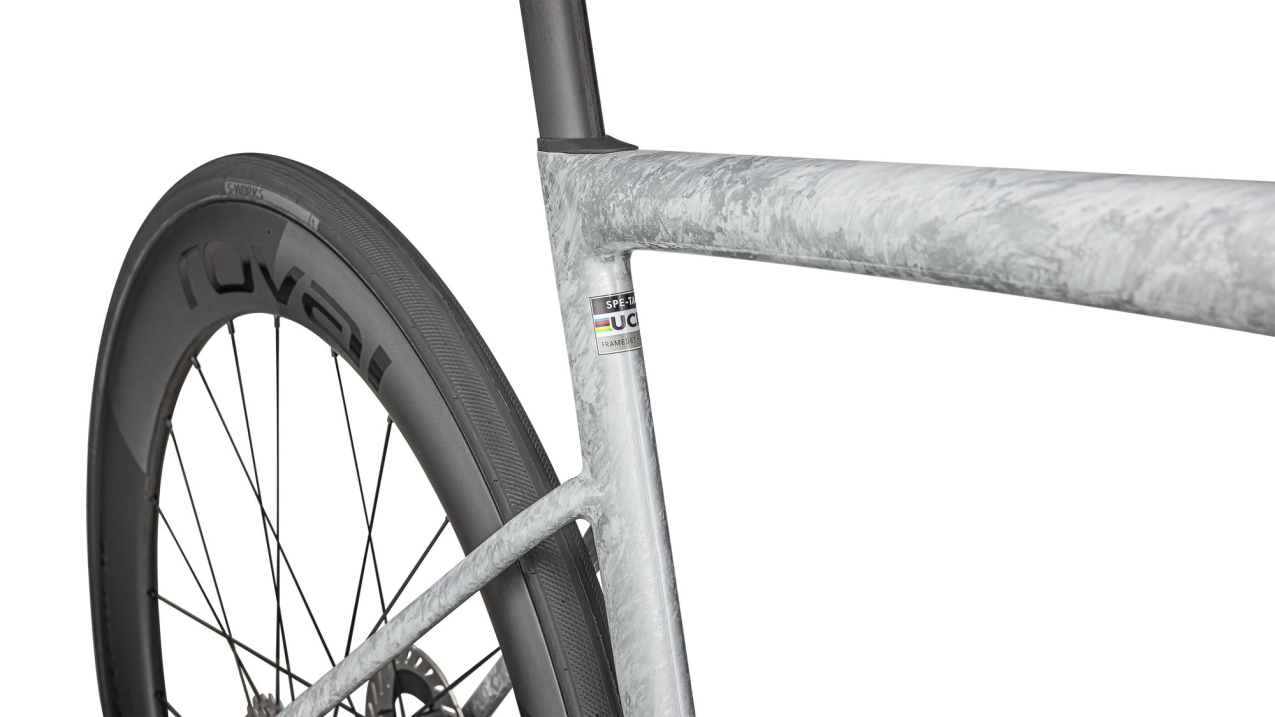 S-WORKS велосипеды шоссе Specialized S-Works Tarmac SL8 Dura-Ace Di2 2025 Gloss Dove Grey / Silver Dust Blurred Impasto Артикул 94925-0044, 94925-0061, 94925-0049, 94925-0058, 94925-0056, 94925-0052, 94925-0054