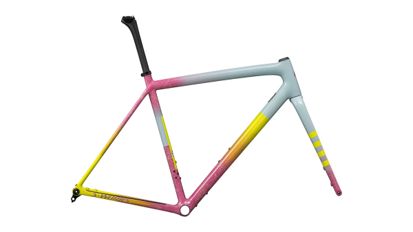 рама specialized s-works crux 2025 gloss sea foam/rebel pink dry impasto/ion metallic/cast lilac