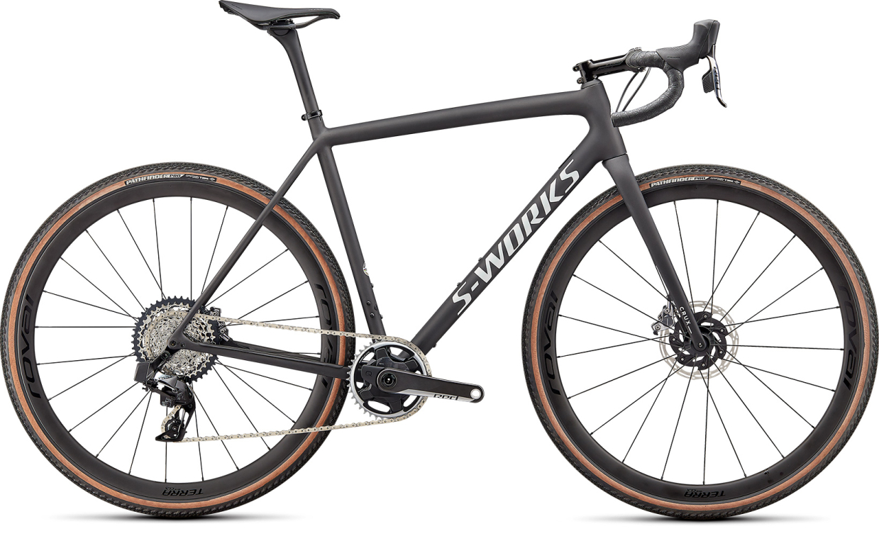 Циклокроссовые, внедорожные велосипеды Specialized S-Works Crux 2022 Satin Carbon / Spectraflair / Gloss Abalone Артикул 91422-0058, 91422-0056, 91422-0049, 91422-0061, 91422-0052, 91422-0054