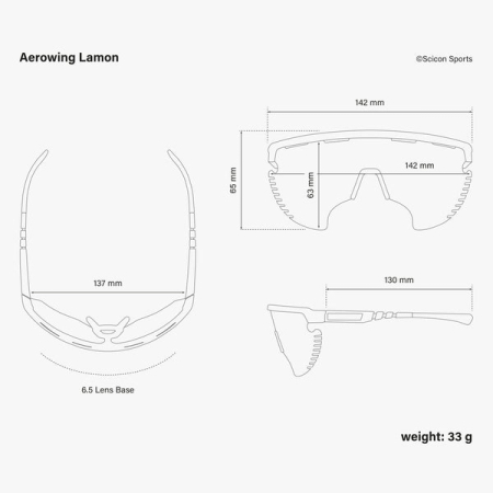 Очки Очки спортивные Scicon AeroWing Lamon оправа Black Gloss линза SCNPP Multimirror Bronze Артикул 