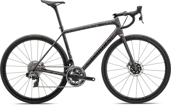 Specialized S-Works Aethos 2023 SRAM Red eTap AXS Gloss Obsidian/Lapis + Abalone Organic Color Run