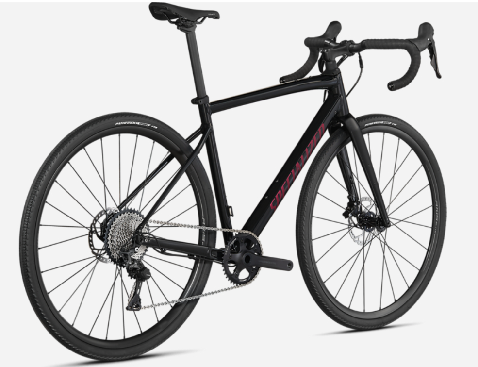 Гравийные велосипеды, комфорт плюс Specialized Diverge Comp E5 2021 Gloss Tarmac Black/Satin Maroon/Chrome/Clean Артикул 96220-5556, 96220-5561, 96220-5554, 96220-5564, 96220-5558, 96220-5552