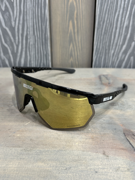 Очки Очки спортивные Scicon AeroWing оправа Black Gloss линза SCNPP Multimirror Bronze Артикул 