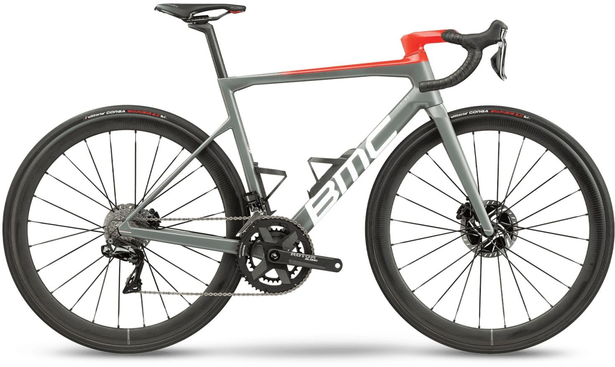 Шоссейные велосипеды BMC Teammachine SLR01 TWO Grey/white/red Dura Ace Di2 2021 Артикул SLR01TWO 56