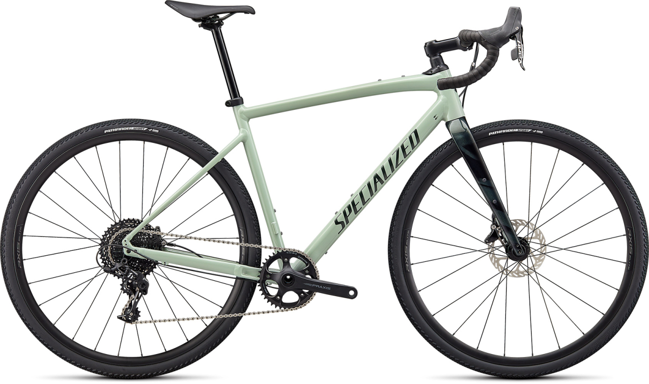 Гравийные велосипеды, комфорт плюс Specialized Diverge Comp E5 2022 Gloss Spruce/Oak Metallic/Chrome/Wild Артикул 95422-5264, 95422-5258, 95422-5252, 95422-5249, 95422-5254, 95422-5256, 95422-5261