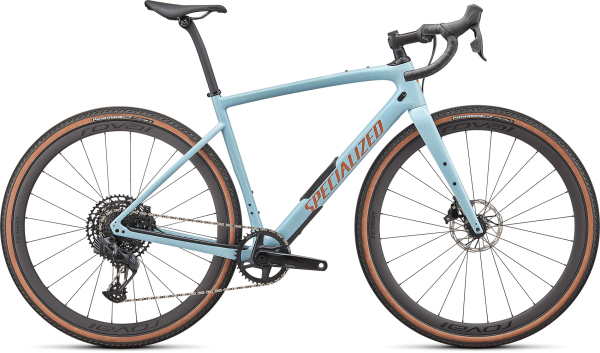 Specialized Diverge Expert Carbon 2022 Gloss Arctic Blue Sand Speckle Terra Cotta SRAM Rival 792000.00