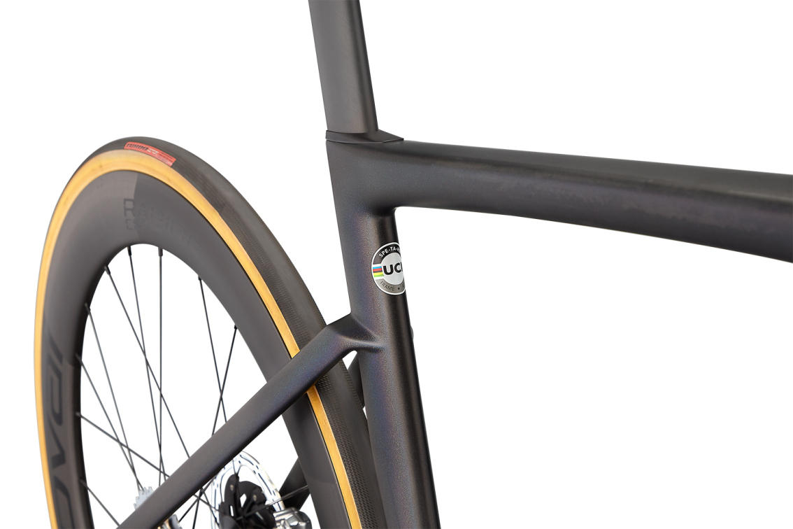S-WORKS велосипеды шоссе Specialized S-Works Tarmac SL7 Etap Axs 2022 Satin Carbon / Spectraflair Tint / Gloss Brushed Chrome Артикул 90622-0258, 90622-0252, 90622-0244, 90622-0254, 90622-0261, 90622-0249, 90622-0256