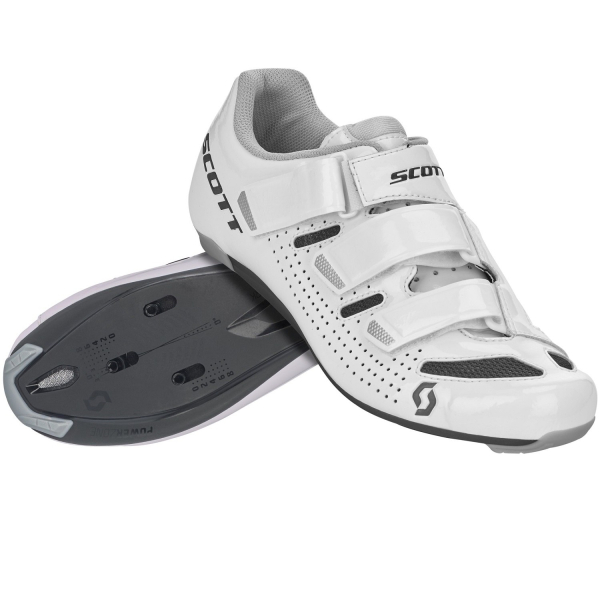Велотуфли шоссе и триатлон Велотуфли женские Scott Road Comp gloss white/gloss black Артикул 7613368818991, 7613368818984, 7613368819011, 7613368819028
