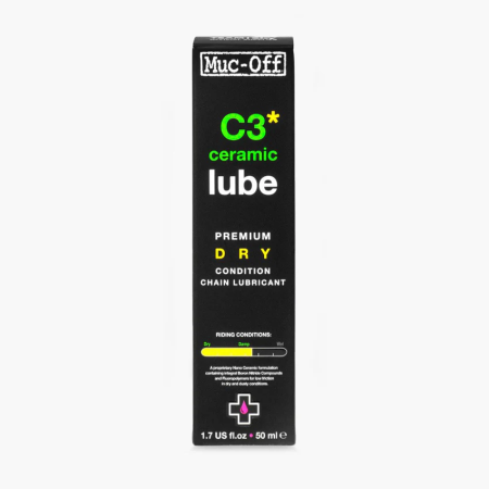 Велохимия Смазка для цепи с керамикой Muc-Off C3 Dry Weather Ceramic Lube 50мл (сухая погода) 871 Артикул 