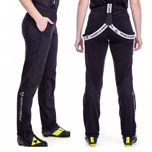 Брюки и тайтсы Брюки женские Fischer Softshell Light black Артикул 2000999823886, 2000999823893