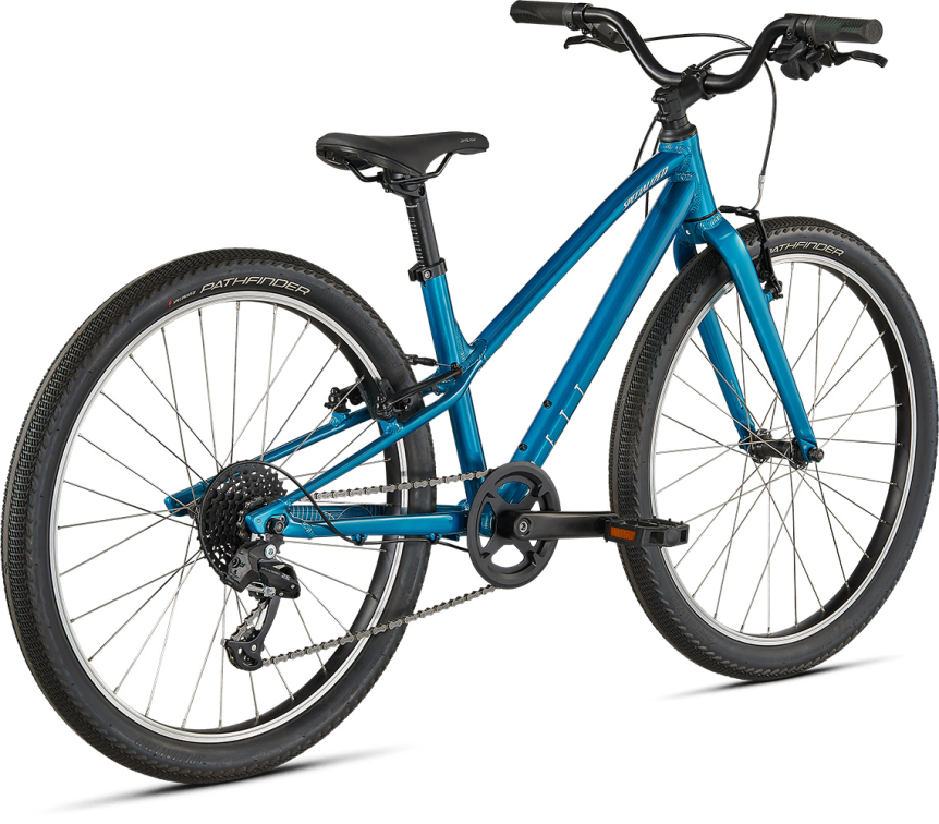 Подростковые,  для мальчиков, старше 8-ми лет Specialized Jett 24 gloss teal tint / flake silver 2022 Артикул 92722-8224