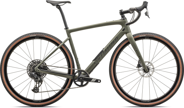 Specialized Diverge Comp Carbon 2025 Satin Oak Green / Smoke