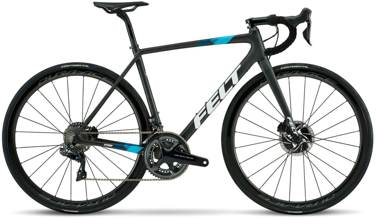 Шоссейные велосипеды Felt FR FRD Ultimate Dura-Ace Di2 черный-белый-синий Артикул BBIAA0854 (M)