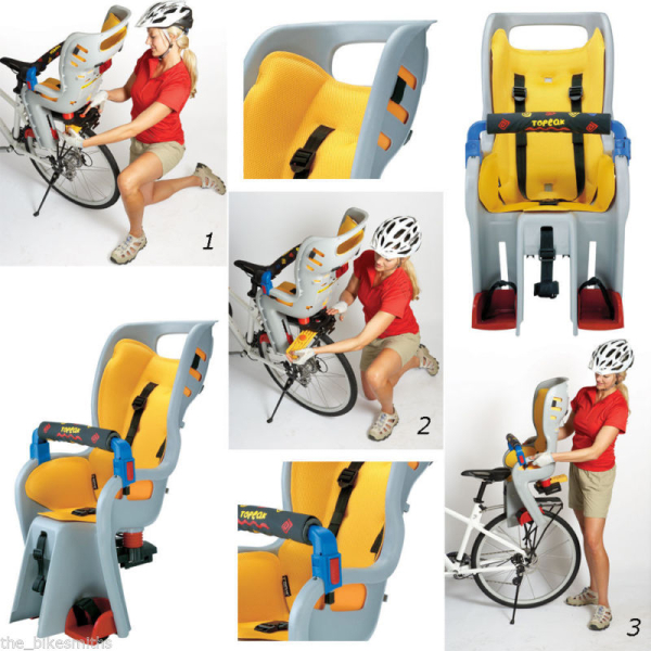 Детское велокресло Детское велокресло Topeak BabySeat II  с багажником под ободные тормоза, для 26" колёс Артикул 
