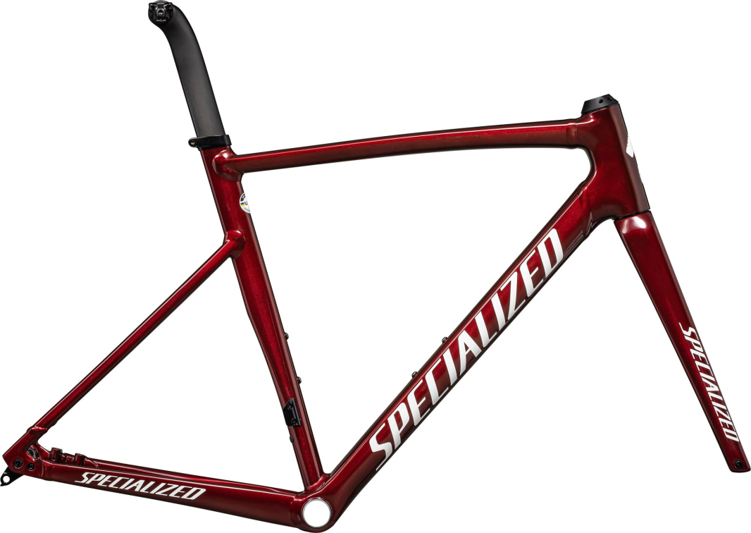Рамы шоссе, гревел рама Specialized Allez Sprint 2024 Gloss Red Sky / White Артикул 70024-7049, 70024-7058, 70024-7054, 70024-7056, 70024-7052, 70024-7061