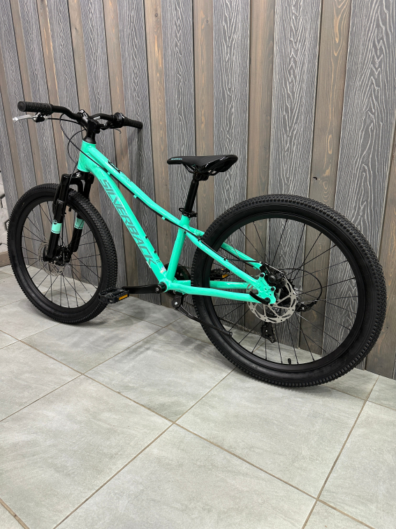 24 дюйма (7-11 лет) Silverback Spyke 24 D 1 Girl 2026 Gloss Mystic Teal/Gloss Black Артикул 4816026312845