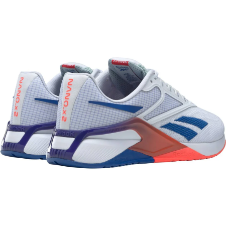 Кроссовки Кроссовки Reebok Nano X2 ftwr white/vector blue/orange flare Артикул GX99139, GX99139.5, GX991311.5, GX991310.5