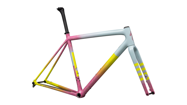 рама specialized s-works crux 2025 gloss sea foam/rebel pink dry impasto/ion metallic/cast lilac