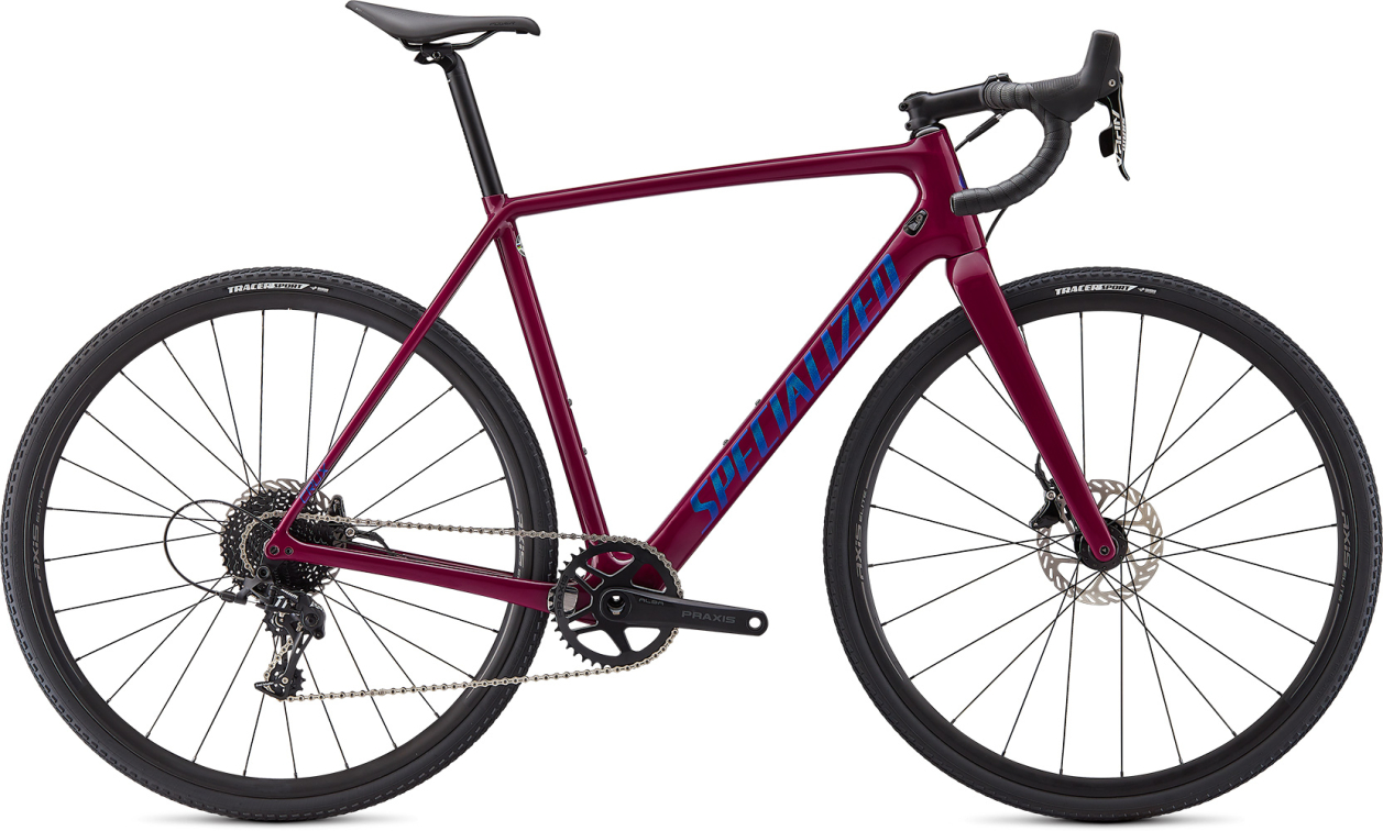 Циклокроссовые, внедорожные велосипеды Specialized CRUX 2021 Gloss Raspberry/Chameleon Артикул 91421-7158, 91421-7161, 91421-7156, 91421-7154, 91421-7146, 91421-7149, 91421-7152