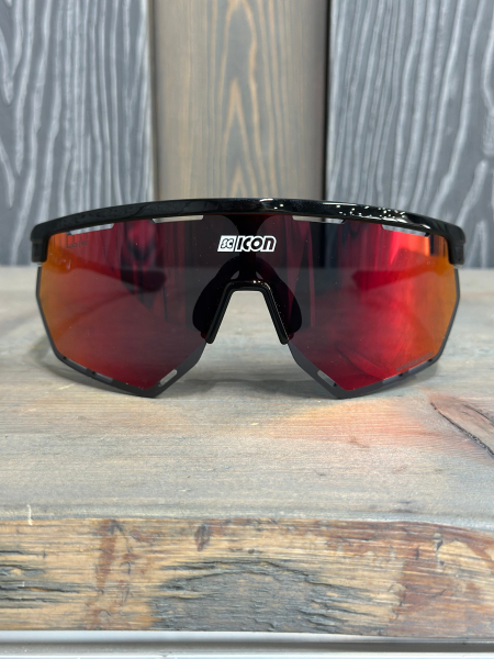 Очки Очки спортивные Scicon AeroWing оправа Black Gloss линза SCNPP Multimirror Red Артикул 