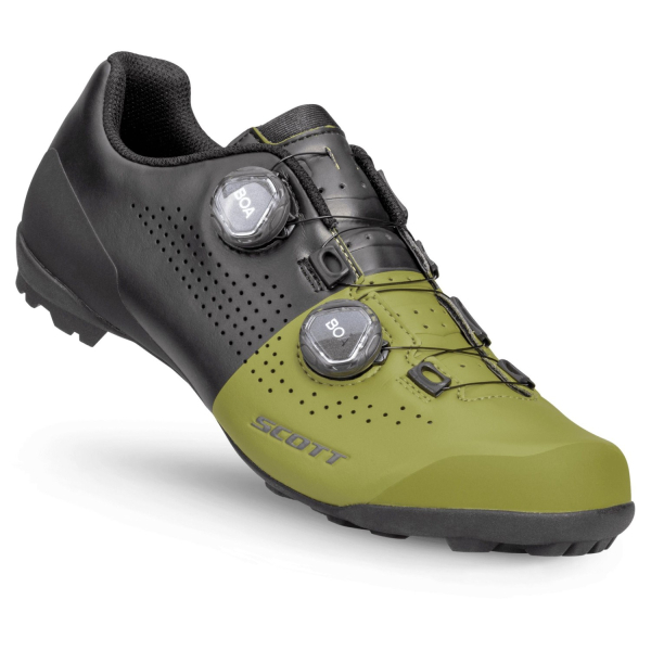 Велотуфли Scott Gravel Tuned matt black/savanna green