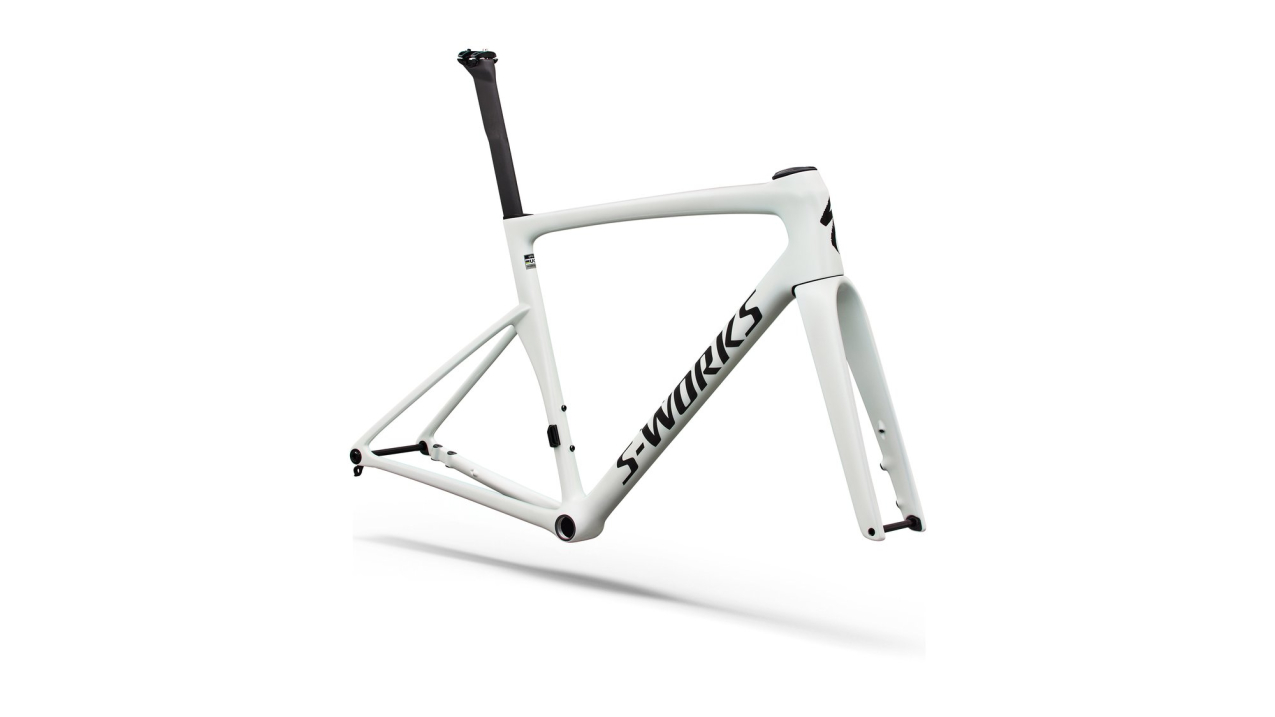 S-WORKS велосипеды шоссе рама Specialized S-Works Tarmac SL9 FRMSET 2027 Gloss Metallic White Silver / Gold Pearl / Metallic Артикул 74927-1458, 74927-1456, 74927-1452, 74927-1449, 74927-1454, 74927-1461