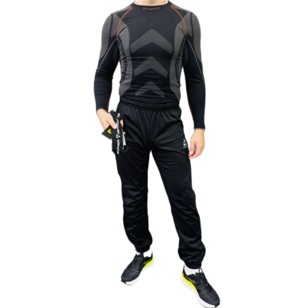 Брюки и тайтсы Брюки мужские Fischer Softshell Light black Артикул 2000999823145, 2000999823138