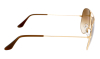 Очки Очки городские Ray-Ban Aviator оправа Polished Gold Metal линза Light Brown Gradient Артикул 