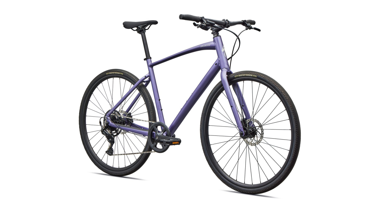 Городские велосипеды Specialized Sirrus X 2.0 2026 Satin Mauve Metallic / Dolomite Metallic Frost Reflective Артикул 92426-8201, 92426-8202, 92426-8205, 92426-8200, 92426-8203, 92426-8204