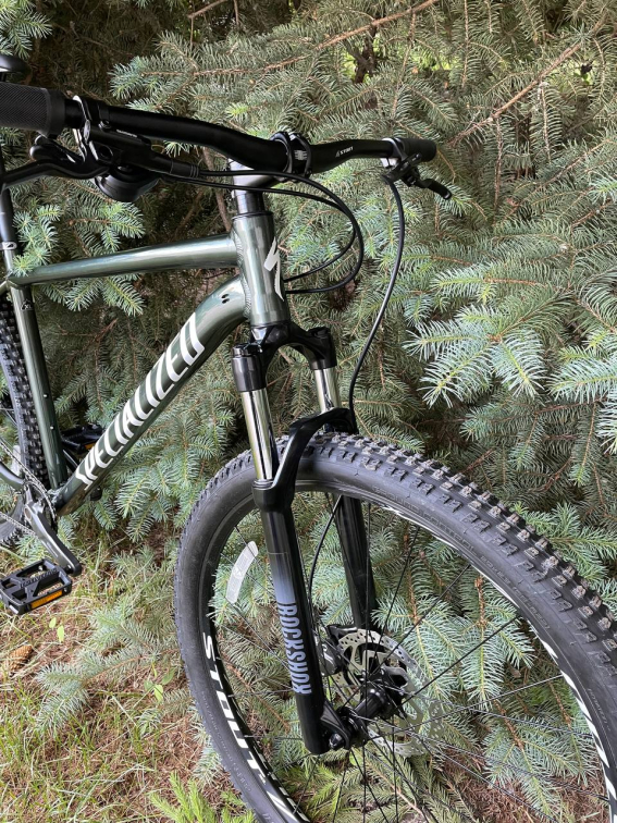 Купить Specialized Rockhopper Elite 29 Deore 1x11 Gloss Oak Green Metallic / Metallic White Silver Артикул 